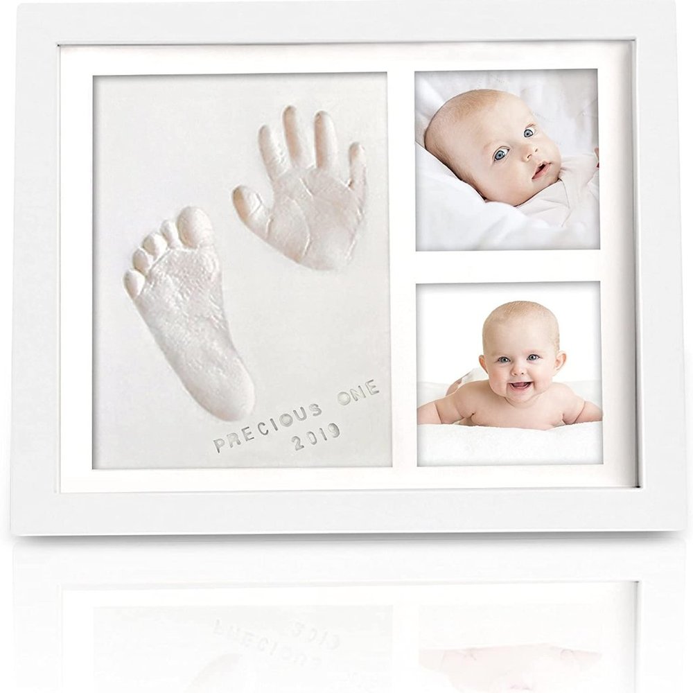 **SOLD** Baby Handprint Footprint Keepsake Kit - Baby Prints Photo Frame Newborn